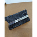 Vintage Zoe Adams Black Beaded Clutch With Silver-Tone Frame & Chain Strap 6.5" Width Elegant Evening Purse