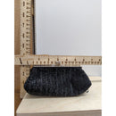 Vintage Zoe Adams Black Beaded Clutch With Silver-Tone Frame & Chain Strap 6.5" Width Elegant Evening Purse