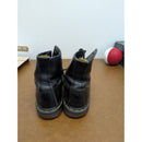 Dr. Martens Black Leather Lace-Up Combat Boots Pre-Owned Size 9