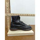 Dr. Martens Black Leather Lace-Up Combat Boots Pre-Owned Size 9