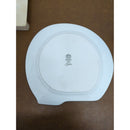 Modern White Porcelain Plate By Schirnding Bavaria Unique Asymmetrical Design 10" Diameter