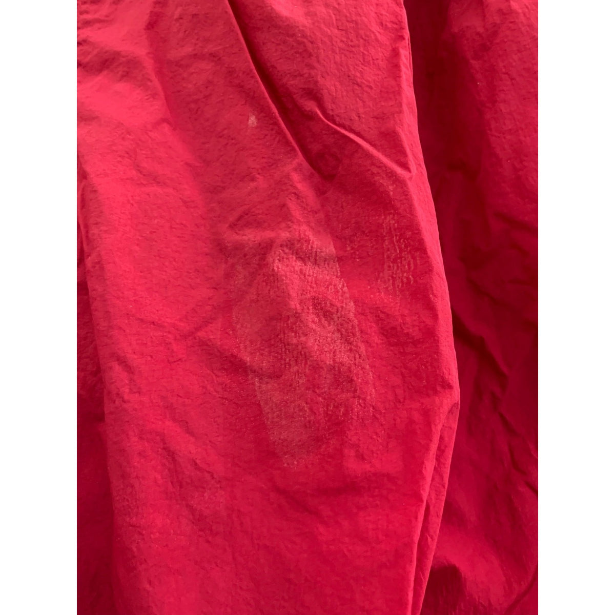 Air Jordan Red Loose Fit Nylon Cargo Pants With Adjustable Hem & Pockets Size S