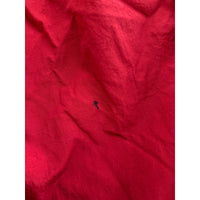 Air Jordan Red Loose Fit Nylon Cargo Pants With Adjustable Hem & Pockets Size S