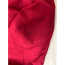 Air Jordan Red Loose Fit Nylon Cargo Pants With Adjustable Hem & Pockets Size S