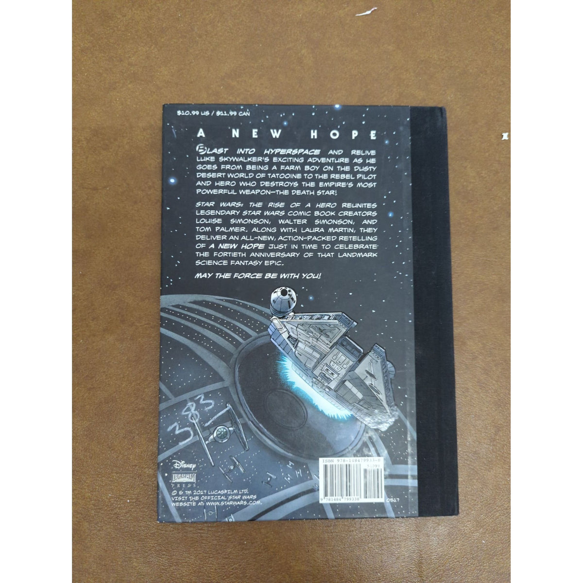 Star Wars: The Rise Of A Hero Hardcover Illustrated Comic Book