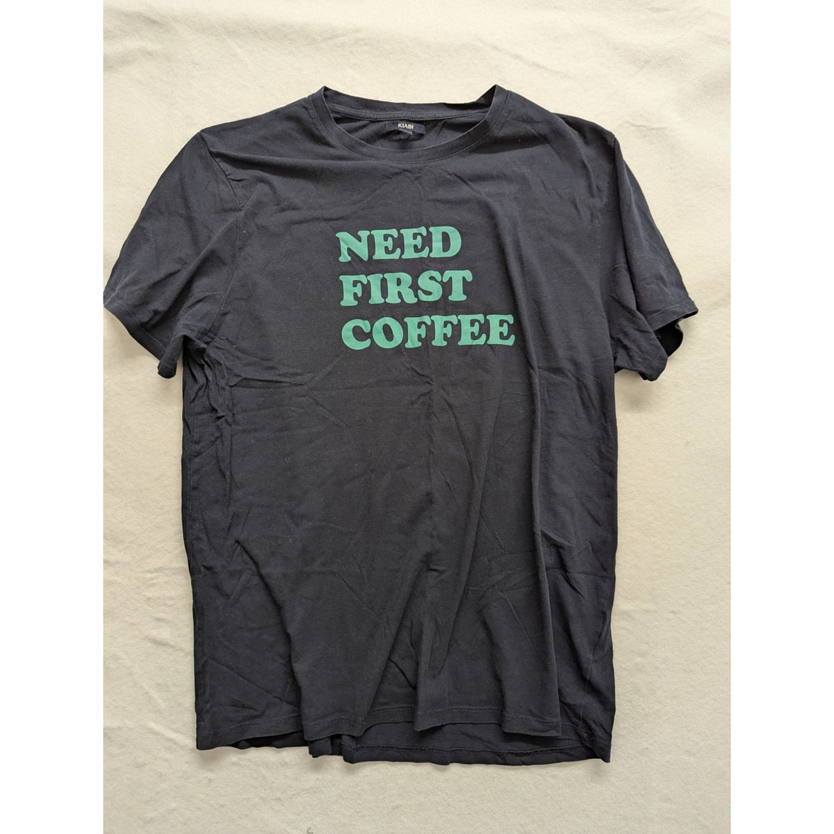 Need First Coffee Graphic Tee Soft Cotton Casual Wear