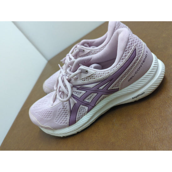 Asics Gel-Contend 7 Womens Running Shoes Light Pink & Purple Lace-Up Lightweight Mesh Size 7 Pre-Owned Good Condition