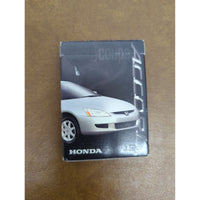 Honda Accord Two-Door Coupe Commemorative Playing Cards Deck Black Box 4" x 3" Dimensions