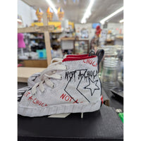 Converse Not A Chuck High-Top Sneakers White/Black/Red Youth Size 6 Pre-Owned