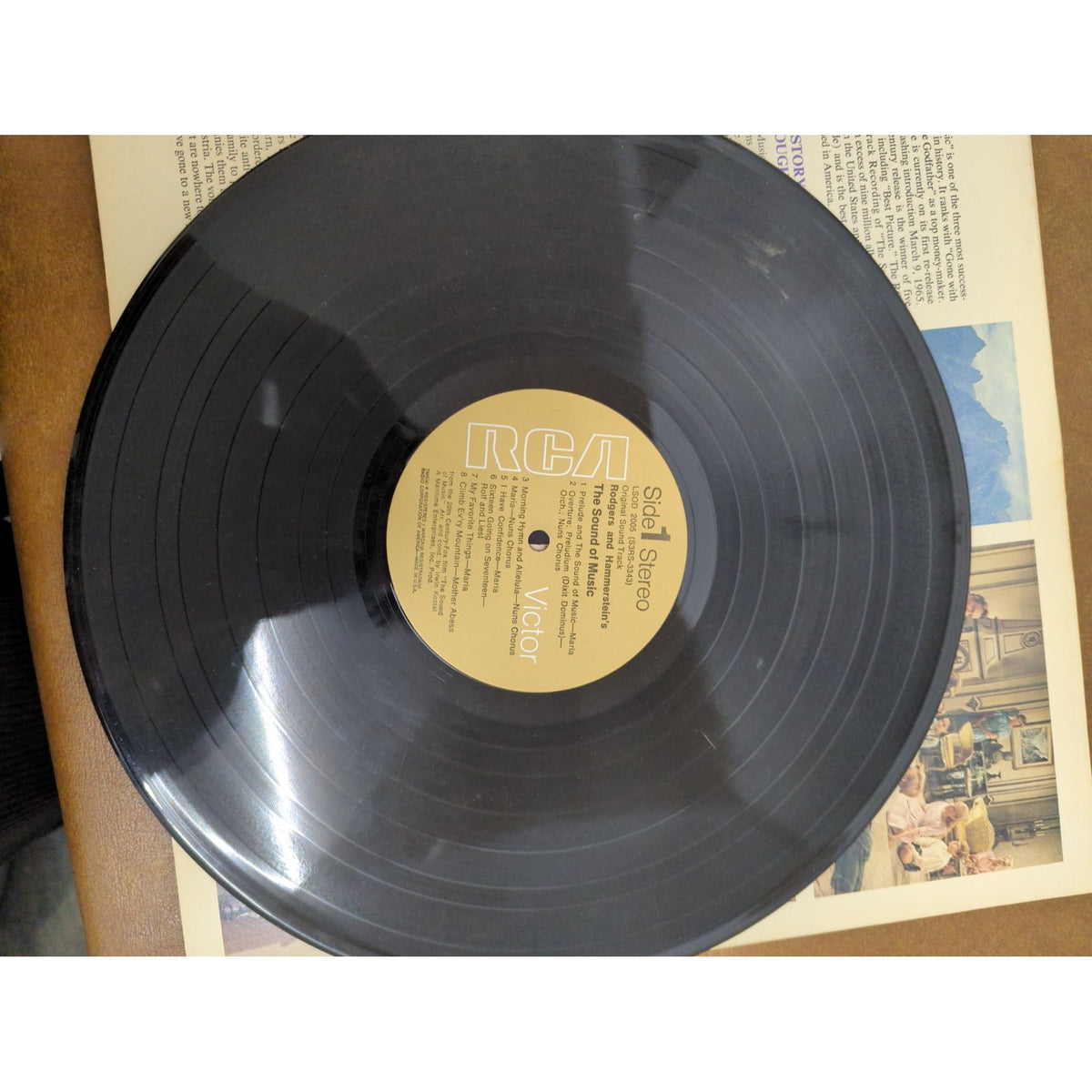 The Sound Of Music Original Soundtrack Vinyl Record RCA Victor LSO-2005 Stereo 1965