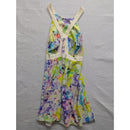 Parker XS Watercolor Floral Sleeveless Dress With Crossback