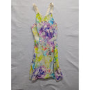Parker XS Watercolor Floral Sleeveless Dress With Crossback