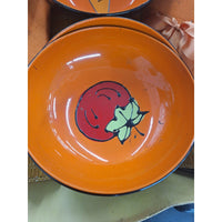 Barth & Dreyfuss California Bowls With Matching Napkins & Wood