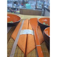 Barth & Dreyfuss California Bowls With Matching Napkins & Wood