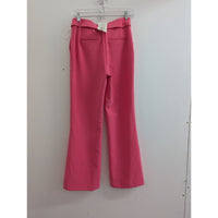 Adelyn Rae Pink Wide Leg Belted Pants XS