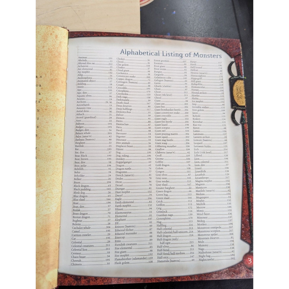 Dungeons & Dragons 3rd Edition Monster Manual Core Rulebook III