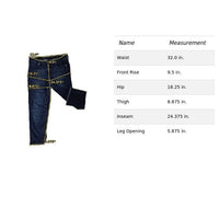 Liverpool Womens Mid-Rise Crop Straight Jeans 6/28 Blue Denim