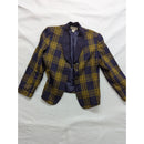 Atrium Collection Womens Plaid Blazer Size 16