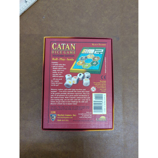 Catan Dice Game Standard Edition Roll-Play-Settle Family Board Game By Klaus Teuber Made In USA