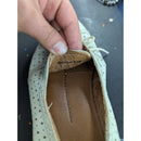 Vintage Womens Dolce Vita Leather Lace-Up Oxfords With Red Soles