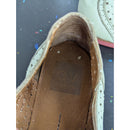 Vintage Womens Dolce Vita Leather Lace-Up Oxfords With Red Soles