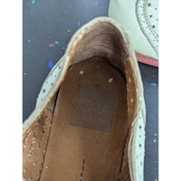 Vintage Womens Dolce Vita Leather Lace-Up Oxfords With Red Soles