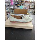 Vintage Womens Dolce Vita Leather Lace-Up Oxfords With Red Soles