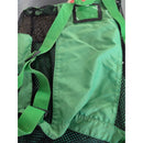 Sporti Green Mesh Drawstring Swim Gear Bag With Pockets And Adjustable Straps