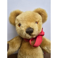 Vintage Merrythought Mohair Teddy Bear With Wind-Up Music Box London Gold