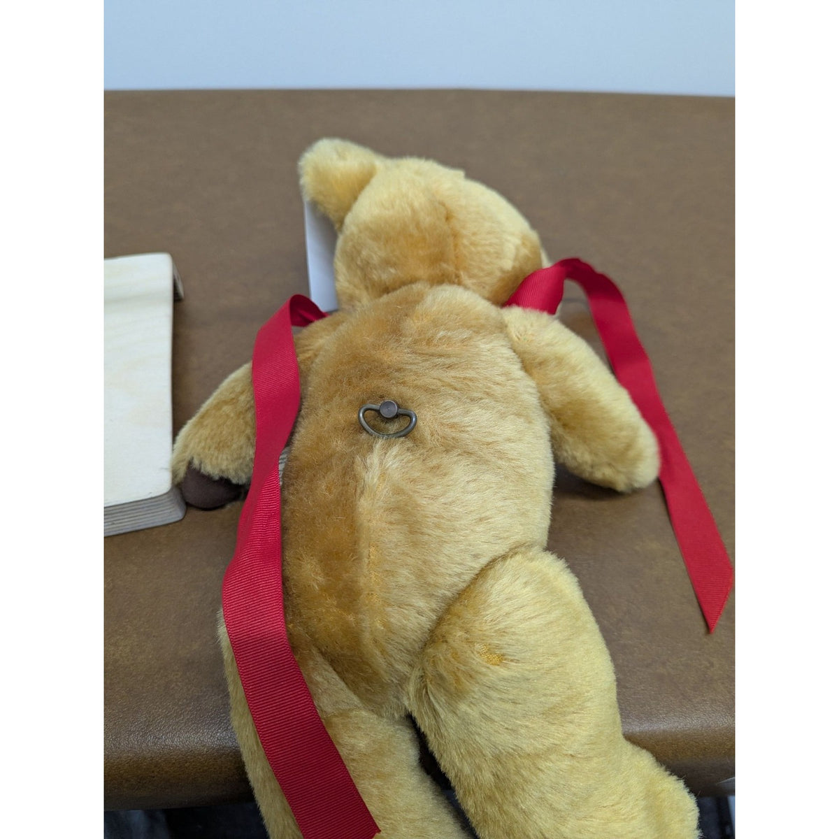 Vintage Merrythought Mohair Teddy Bear With Wind-Up Music Box London Gold