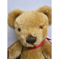 Vintage Merrythought Mohair Teddy Bear With Wind-Up Music Box London Gold