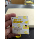 Oh-So Yummy Lemonade Scented Backpack Buddy Clip Plush Keychain Small Yellow & White New With Tags