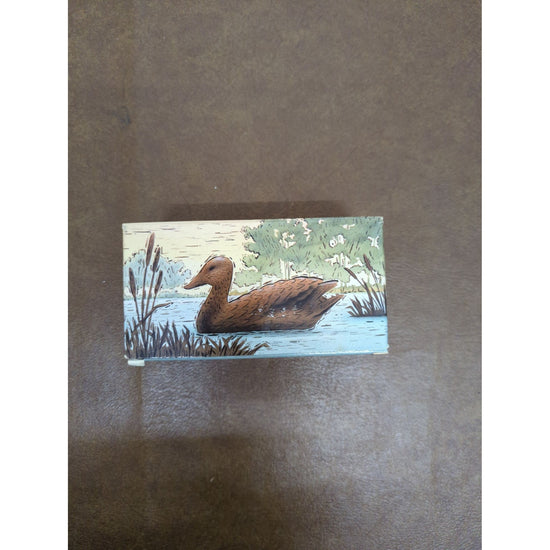 Sporting Duck Soap By Avon 3 Oz Decorative Box Vintage Collectible