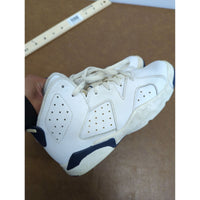Air Jordan 6 Retro PS White & Navy High-Top Sneakers US 1.5Y