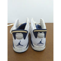 Air Jordan 6 Retro PS White & Navy High-Top Sneakers US 1.5Y