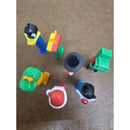 Vintage Pez Dispensers Lot Of 7 Featuring Garfield Santa Daffy Duck & More