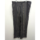 Appleseeds Womens Striped Relaxed Fit Pants Size 12 Brown/Black
