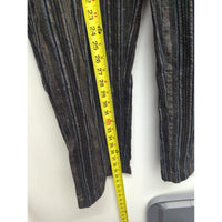 Appleseeds Womens Striped Relaxed Fit Pants Size 12 Brown/Black