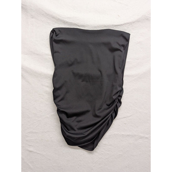 Live The Moment Ruched Black S Tube Top