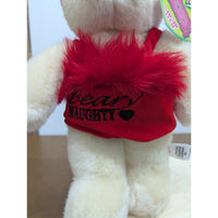 Beary Naughty Sugar Loaf Plush Teddy Bear Valentines Day Gift
