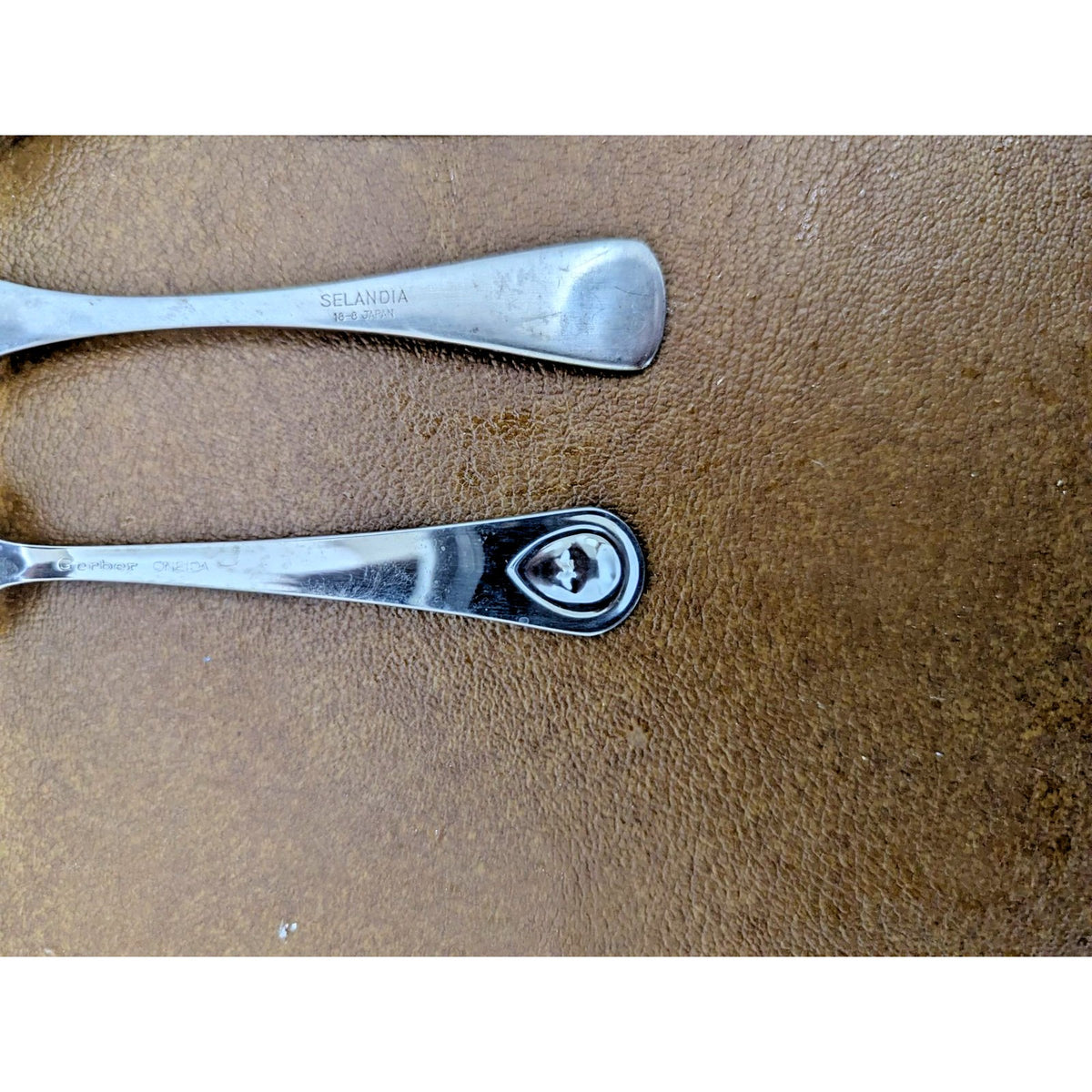 Vintage Gerber Silver-Plated Baby Spoon & Fork Set