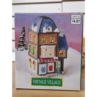 Vintage Village Hand-Painted Porcelain Victorian House With Box
