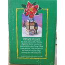 Vintage Village Hand-Painted Porcelain Victorian House With Box