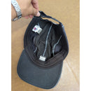 K-Swiss Black Adjustable Cap With Reflective Piping Lightweight & Breathable One Size Fits Most