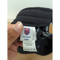 K-Swiss Black Adjustable Cap With Reflective Piping Lightweight & Breathable One Size Fits Most
