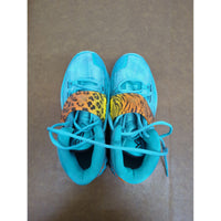 Nike Kyrie 6 Aqua Tiger Print Basketball Shoes US 5.5Y Multicolor Sole