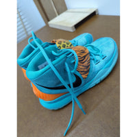 Nike Kyrie 6 Aqua Tiger Print Basketball Shoes US 5.5Y Multicolor Sole