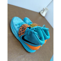 Nike Kyrie 6 Aqua Tiger Print Basketball Shoes US 5.5Y Multicolor Sole