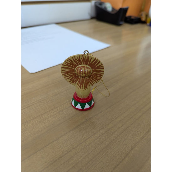 Avon Circus Lion Ornament Hand-Painted Wood 2.5" Tall Christmas Holiday Decor