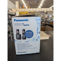 Panasonic Kx-tgc352 Black Cordless Phone 2 Handsets Call Block Large Display